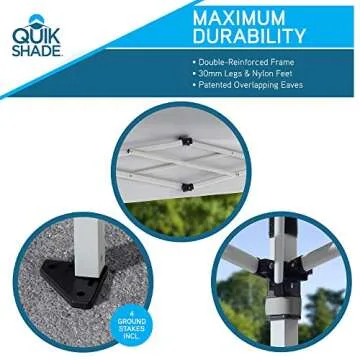 Quik Shade 10x10 ft Instant Canopy for Outdoor Events