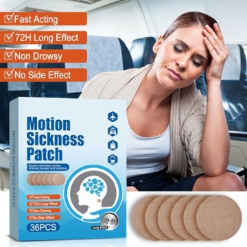 ZLYDG Motion Sickness Patch for Car, Plane, Cruise