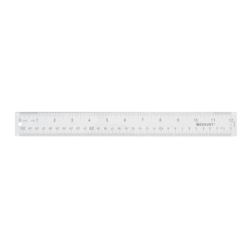 Westcott 10562 Acrylic 12 Inch Ruler for Precision Measuring