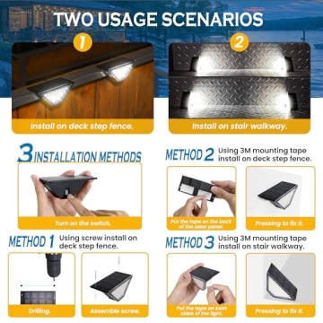 SOLPEX Solar Step Lights for Safety and Style