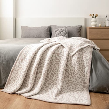 MYLUNE Leopard Print Blanket - Cozy and Stylish Throw for All