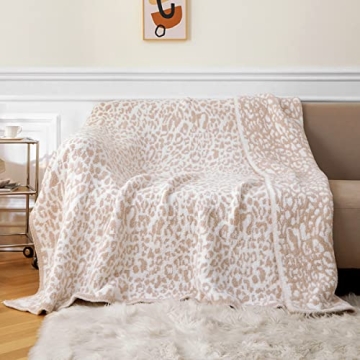 MYLUNE Leopard Print Blanket - Cozy and Stylish Throw for All