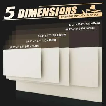 K KNODEL Large Desk Mat - Stylish Desk Protector for Every Office