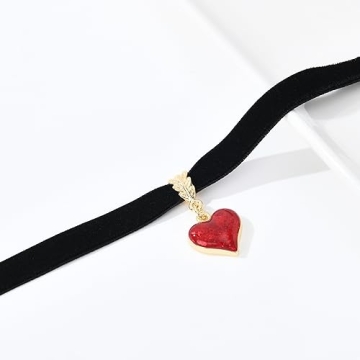 Vintage Black Choker Necklace for Halloween and More