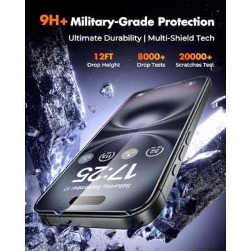 UNBREAKcable iPhone 16 Plus Screen Protector 4+2 Pack