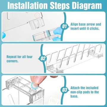 SUHERCBD Hat Stand for Baseball Caps, 2Pcs No Install Hat Acrylic Organizers Hat Storage for 14Caps,...