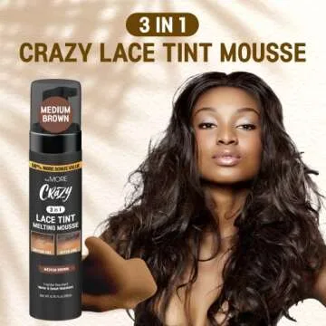 MORE 3 in 1 Lace Tint Mousse for Natural Wig Finish