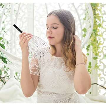 USAGA 36 Fingers Head and Scalp Massager for Relaxation