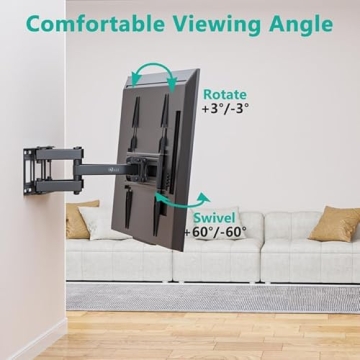 WALI Full Motion TV Mount for 32-70" TVs