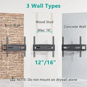 WALI Full Motion TV Mount for 32-70" TVs
