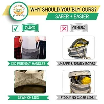 Premium Toy Storage Basket & Play Mat for Kids 15"x14"