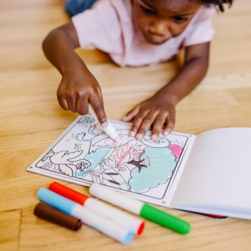 Melissa & Doug On the Go Magicolor Coloring Pad: Farm Animals - 18 Pages, 4 Markers