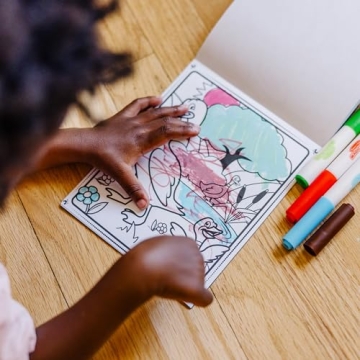 Melissa & Doug On the Go Magicolor Coloring Pad: Farm Animals - 18 Pages, 4 Markers