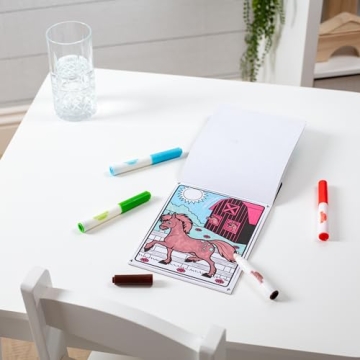 Melissa & Doug On the Go Magicolor Coloring Pad: Farm Animals - 18 Pages, 4 Markers