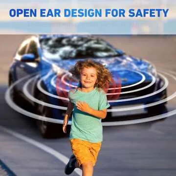 Mehomeli Kids Headphones, Bluetooth 5.2 Air Conduction Open Ear Headphones, 85dB Volume Limiting, Stereo Sound with Mic, IPX5 Waterproof, 20H Playtime, Perfect for School and Outdoor Activities