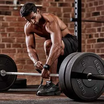 EXOUS Lifting Straps - Padded for Enhanced Grip & Comfort