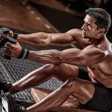 EXOUS Lifting Straps - Padded for Enhanced Grip & Comfort