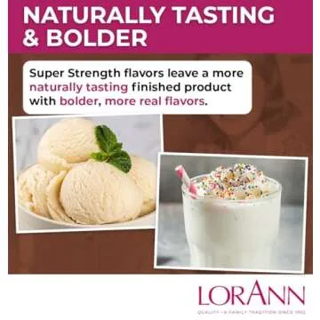 LorAnn Oils Super Strength Flavoring - Used For Candy Making, Flavoring Extracts, Baking, Hard Candy, and Flavor Oils - Bold, Natural Flavors 4X Stronger Than Extracts - Vanilla, 1 fl oz