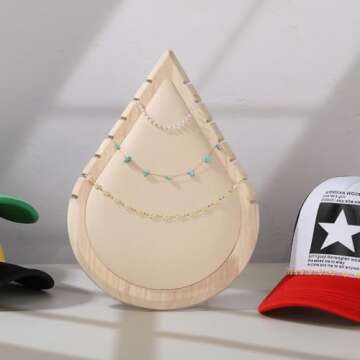 UMAOKANG 3PCS Trucker Hat Chains for Women Detachable Daisy/Stone/Pearl Decoration Chains for Mesh Baseball Cap Purse Pant Brass Link Chain