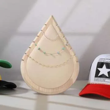 UMAOKANG 3PCS Trucker Hat Chains for Women Detachable Daisy/Stone/Pearl Decoration Chains for Mesh Baseball Cap Purse Pant Brass Link Chain