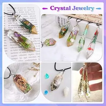 LET'S RESIN 18Pcs Crystal Molds for Jewelry & Pendants
