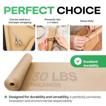 Eco-Friendly IDL Kraft Paper Roll 36x180 Feet for Crafts
