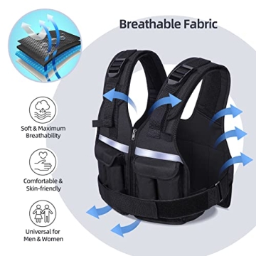Sportneer Adjustable Weighted Vest for Ultimate Fitness