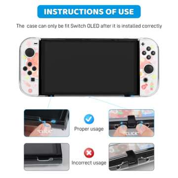 FANPL Nintendo Switch OLED Case with Cute Design