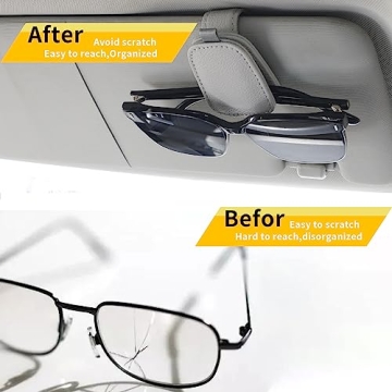 Yuoyar Sunglasses Holders for Car Visor - Practical Accessories