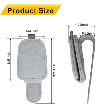 Yuoyar Sunglasses Holders for Car Visor - Practical Accessories