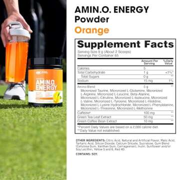 Optimum Nutrition Amino Energy - Pre Workout Energy Powder