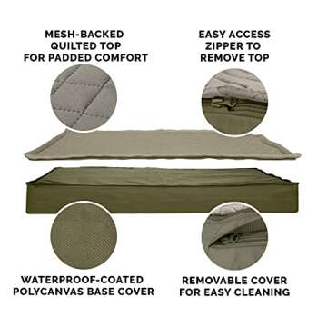 Furhaven Memory Foam Dog Bed for Large Dogs, Jumbo Size