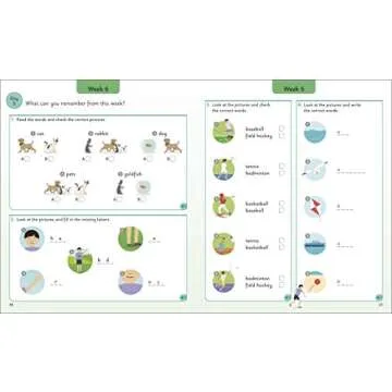 English for Everyone Junior: 5 Words a Day: Learn and Practice 1,000 English Words (DK 5-Words a Day)