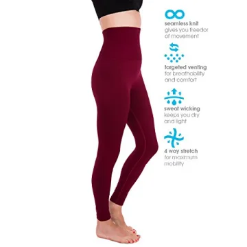 Homma High Waist Compression Leggings for Women