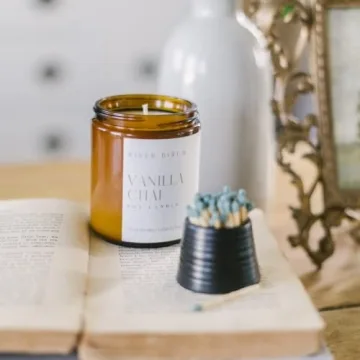 Elegant River Birch Ceramic Match Holders Set for Home Decor