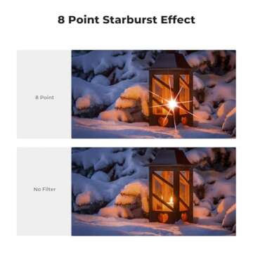 K&F Concept 52mm Star Filters Kit for Stunning Night Photography