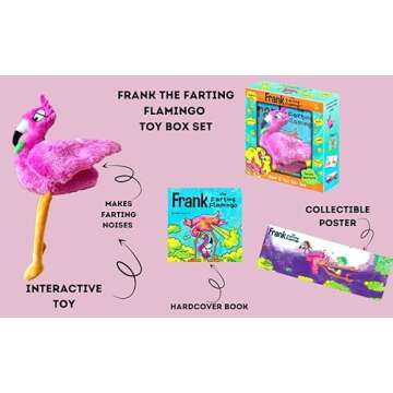 Frank the Farting Flamingo Toy Set for Kids