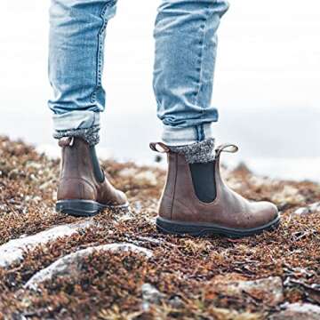 Blundstone Unisex Classic Series Chelsea Boot for Men and Women with Shock Absorption and Premium Water Resistant Leather