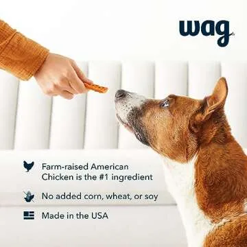 Wag Dog Treats Chicken and Waffle Bites 12oz Are Delicious