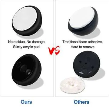 Cable Clips, ONME Cable Holder Multipurpose Cord Management for Home Non-Toxic Rubber Material Self-Adhesive Desk Cord Clips Durable Cord Organizer Black Cord Holder for Office (Black)