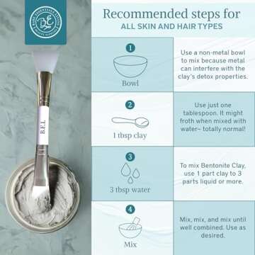 Bentonite Clay Powder for Detox, Beauty, and Body Care