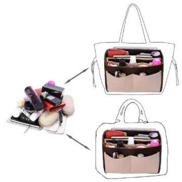 ZTUJO Felt Purse Organizer for Handbags and Totes