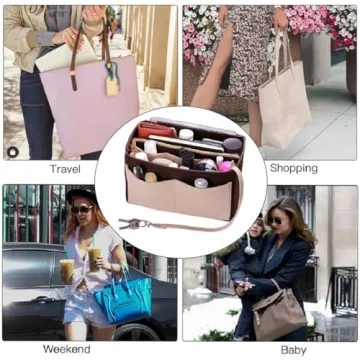 ZTUJO Felt Purse Organizer for Handbags and Totes