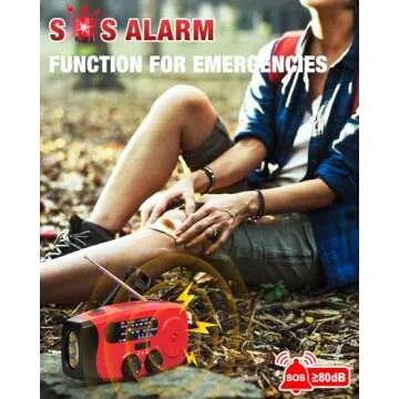 Emgykit Hand Crank Emergency Radio with SOS and Flashlight