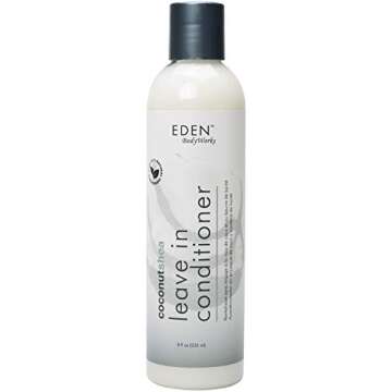 EDEN BodyWorks Coconut Shea Leave-In Conditioner | 8 oz | Moisturize, Define Curls, Add Shine - Packaging May Vary
