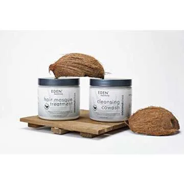 EDEN BodyWorks Coconut Shea Leave-In Conditioner | 8 oz | Moisturize, Define Curls, Add Shine - Packaging May Vary