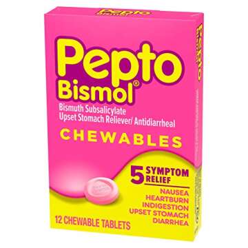 Pepto Bismol Original Tablets - Fast Digestive Relief
