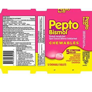Pepto Bismol Original Tablets - Fast Digestive Relief
