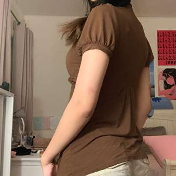 Fairy Grunge Y2k Shirts Vintage Graphic Print Aesthetic Crop Tops Short Sleeve 90s E Girls Slim Fit Summer Tees