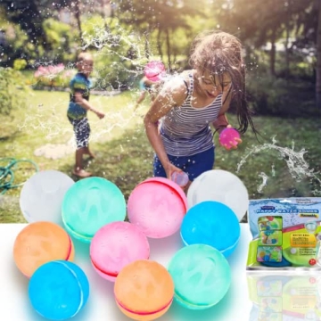ZUPIIY Reusable Silicone Water Balloons - Eco-Friendly Summer Fun for All Ages